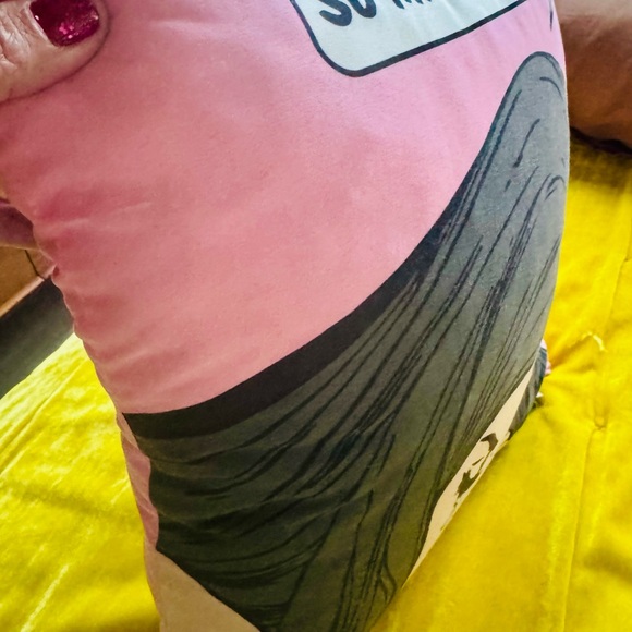 Married to the Mob Graphic Pillow with Red and Black Design - Picture 5 of 8